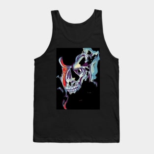 Flamboyant skull emerging Tank Top